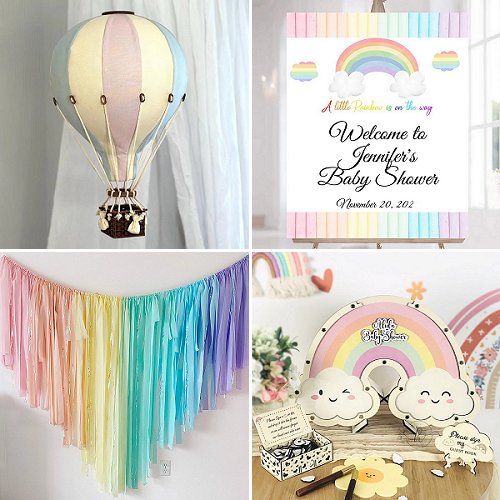 Pastel Baby Shower Decor