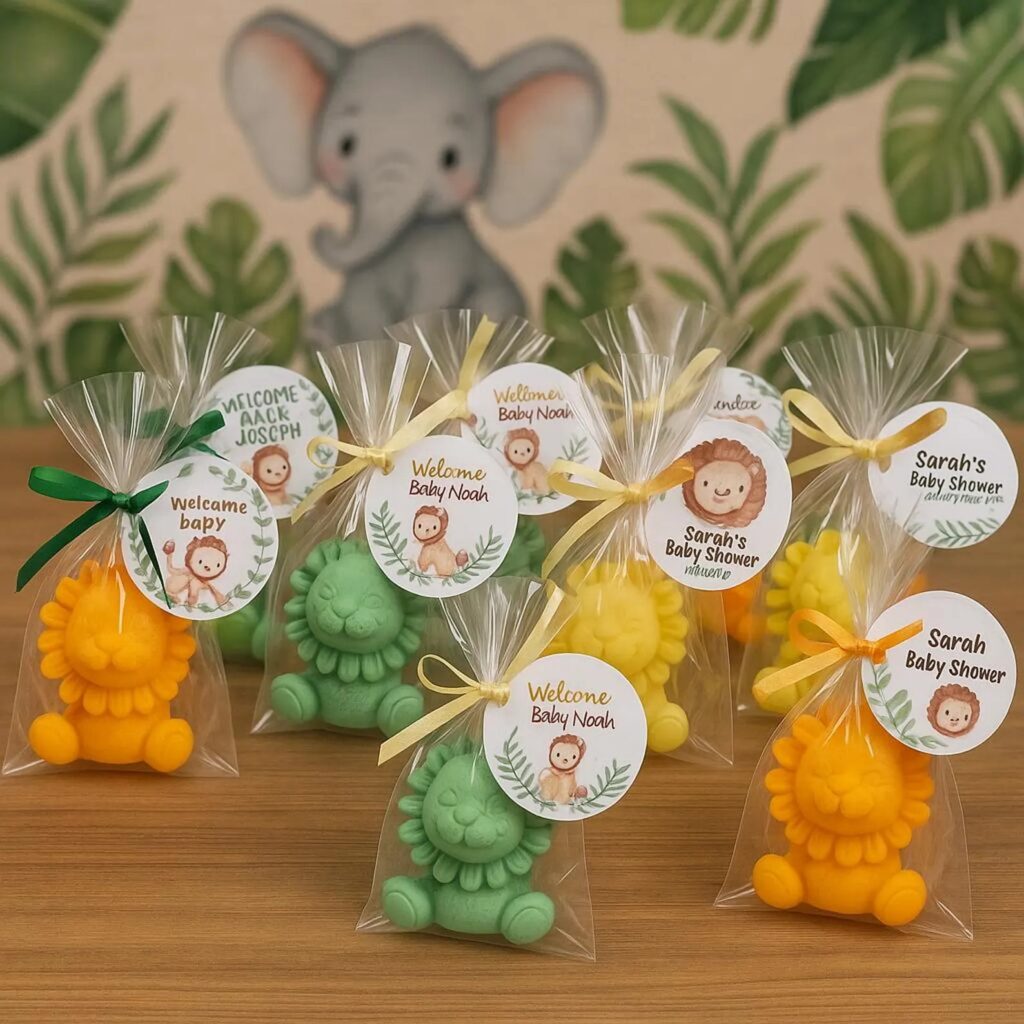 Wild One Birthday - Lion Personalized Party Favors