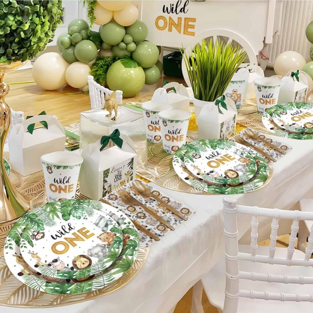 Wild One Birthday Party Tableware