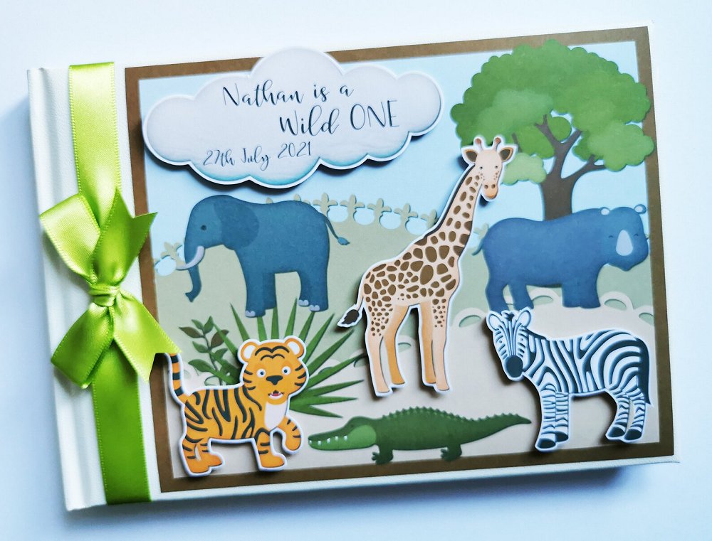 Wild One Personalized Guest Book