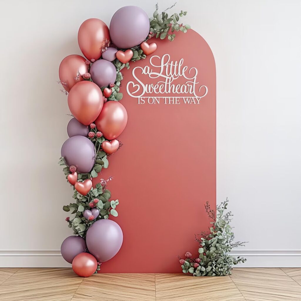 A Little Sweetheart Baby Shower A Little Sweetheart is on the Way Baby Shower Backdrop Signsign decor