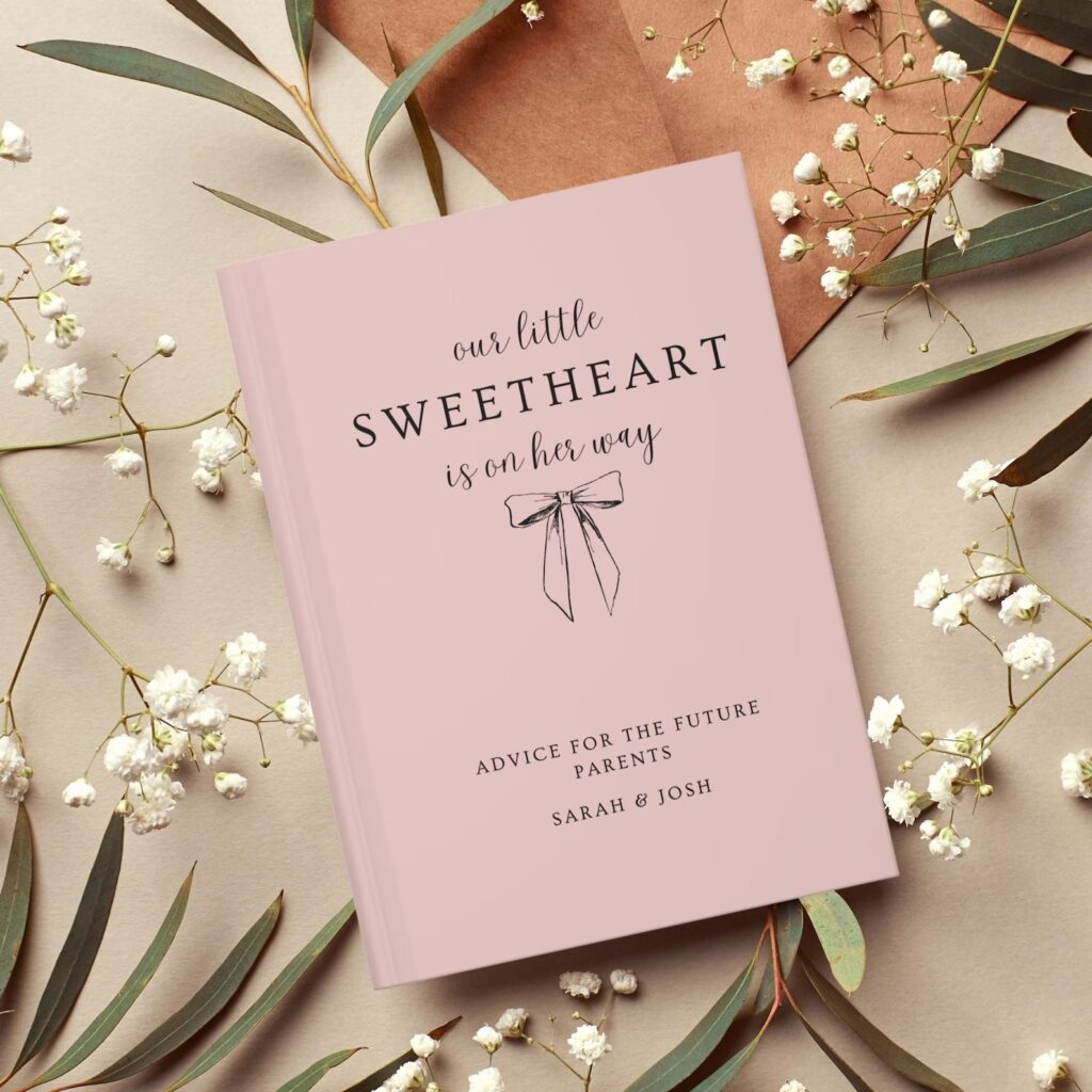 A Little Sweetheart Baby Shower A Little Sweetheart is on the Way Baby Shower Guest Book