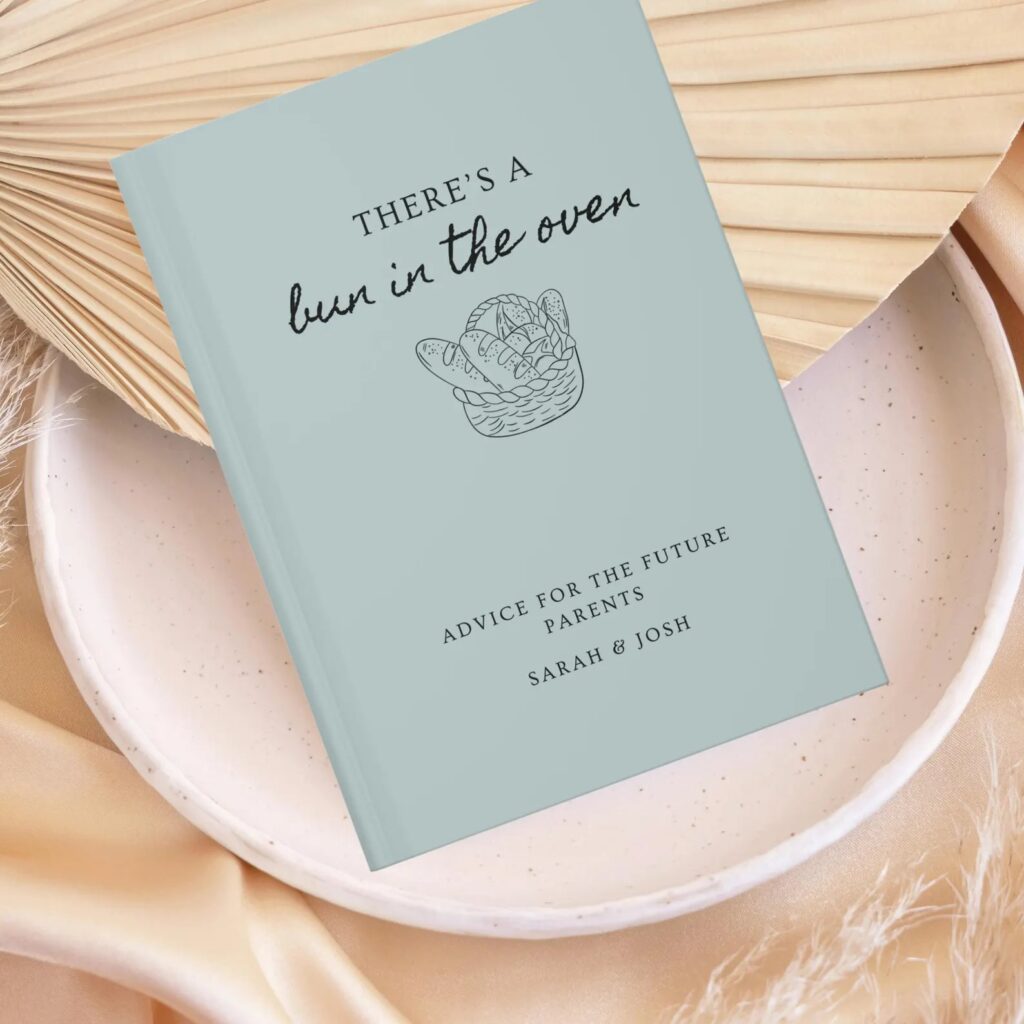 Bun In The Oven Baby Shower baby shower guest book