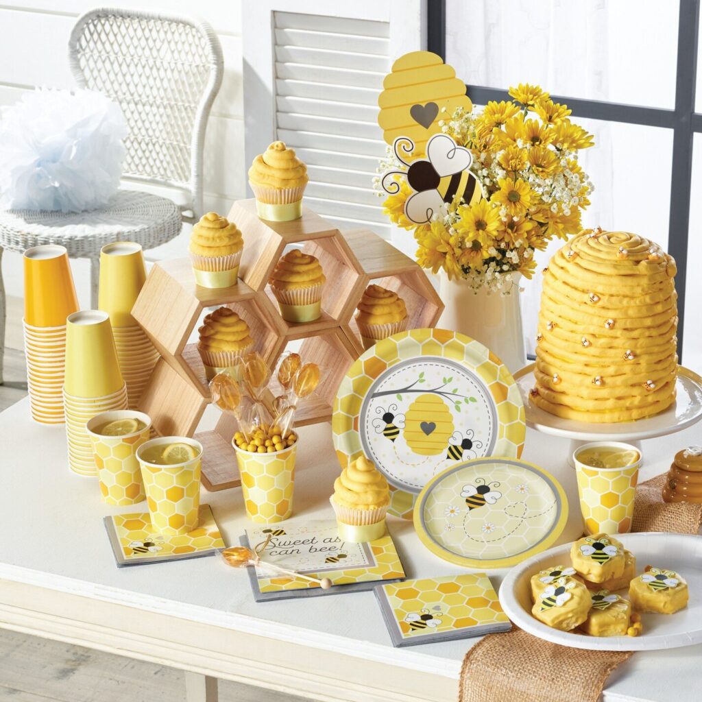 a little honey is on the way baby shower party supplies