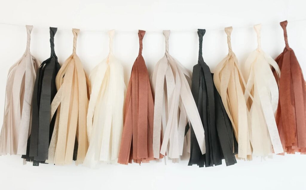 A Little Cowboy - Cowgirl Is On The Way western tassel garland