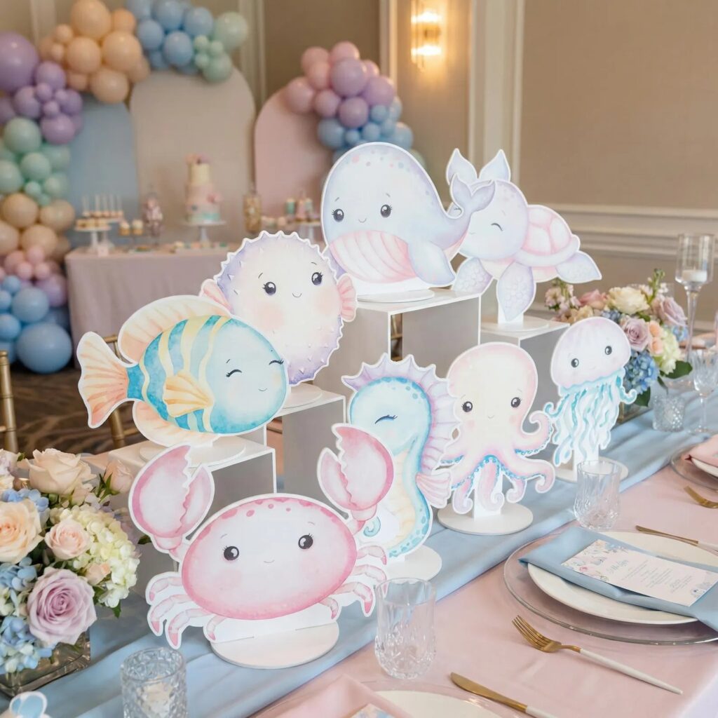 sea animal centerpieces