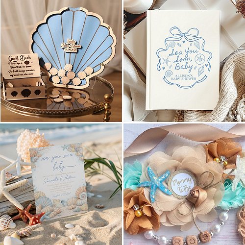 sea you soon baby shower theme decor ideas
