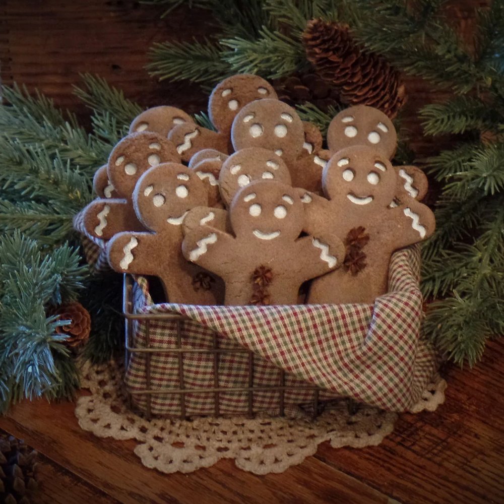 faux gingerbread cookies