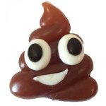 Valentin Emoji Poop Figurines  Brochettes Dcoratives