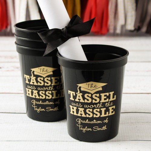 Graduation Party and Gift Guide - Personalized Graduation Party Stadium Cups