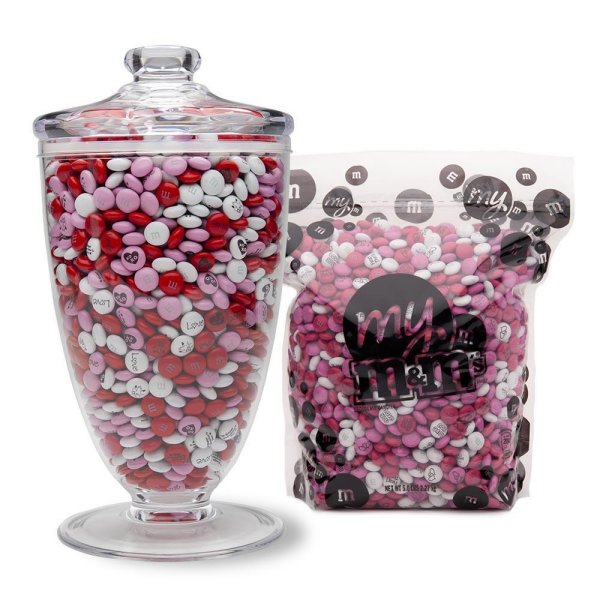 Valentine Gift and Favour Ideas - Apothecary Jar & Bulk M&M'S