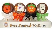 Halloween Chocolate Lollipops