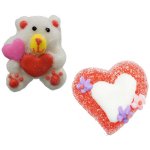 Valentin Figurines  Brochettes Geles Dcoratives