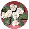 Small Ceramic Roses