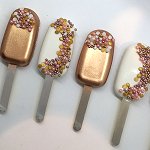 Rose Gold Cakesicles